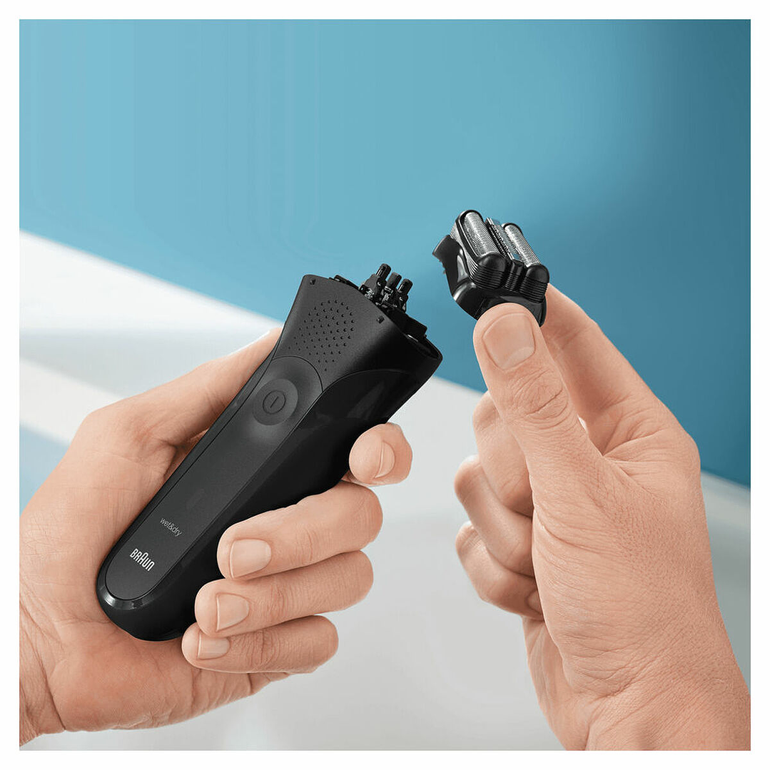 Afeitadora Braun Series 3 300s Eléctrica Resistente al Agua LED 3