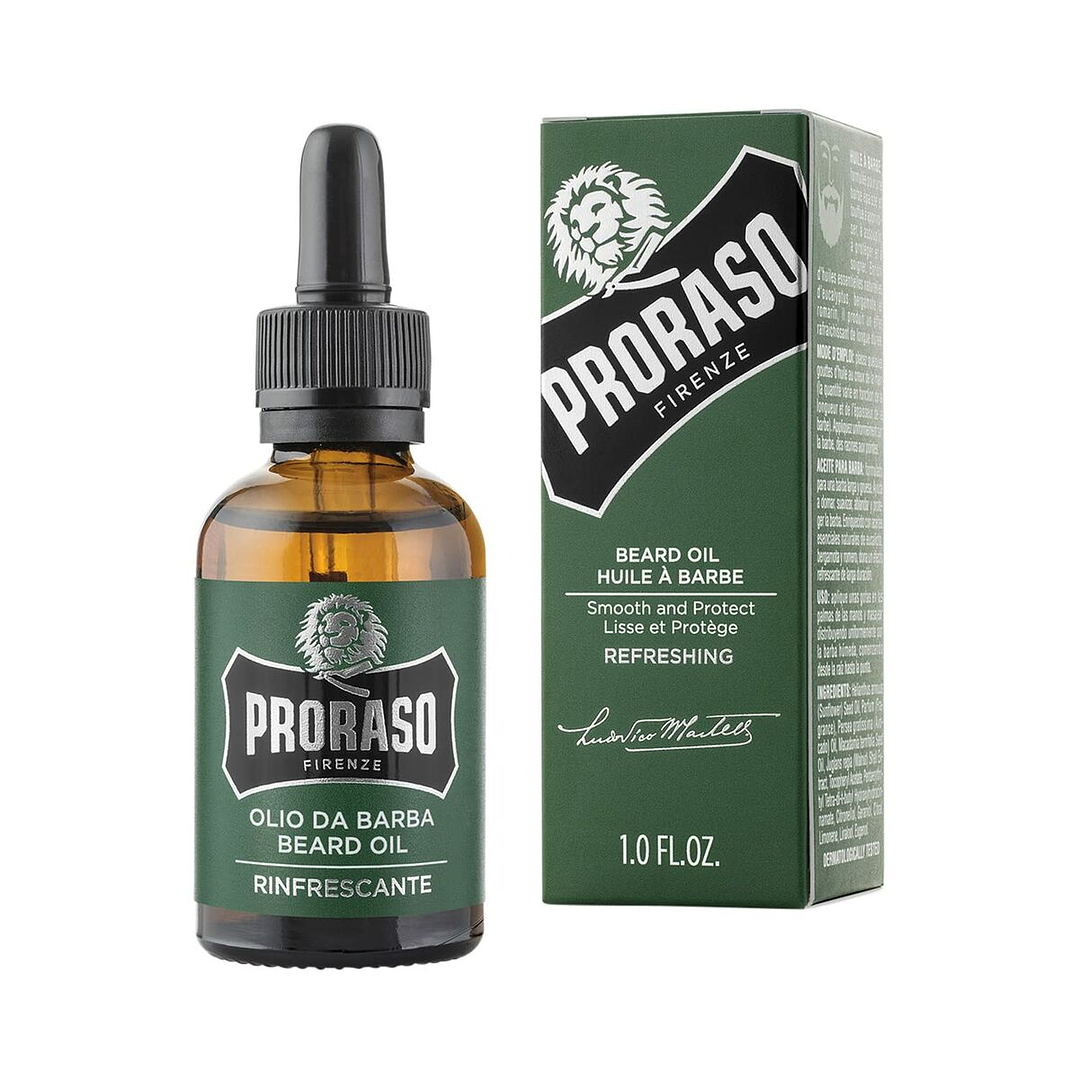 Aceite Barba Proraso Refresh 30 ml Refrescante Hombre 3