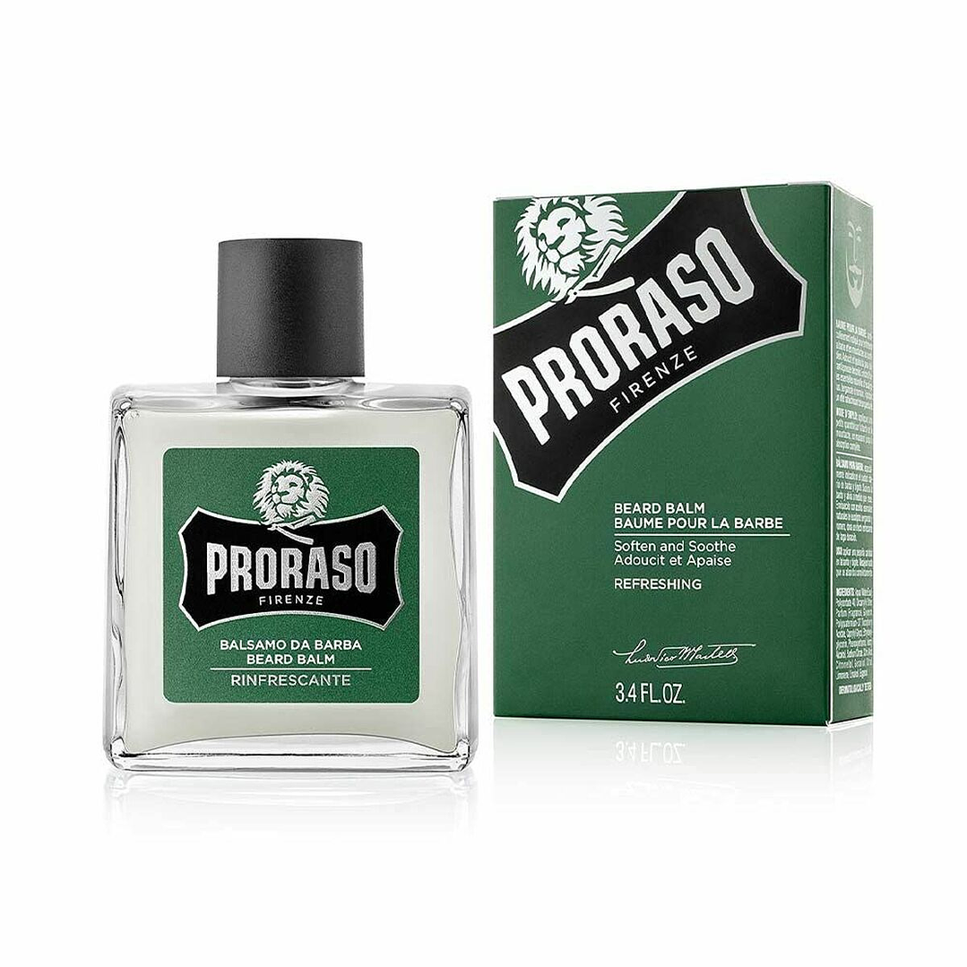 Bálsamo para Barba Proraso Rinfrescante 100 ml Green Tea Hombre 2