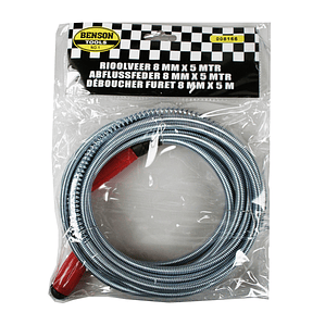 Desatascador Bensontools 5 m Metálico Flexible para Tuberías