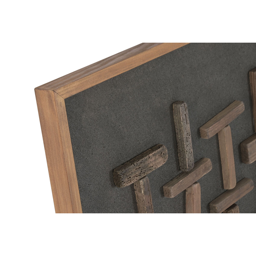 Cuadro Moderno ESPRIT 3D Madera Reciclada 122x82 cm 2