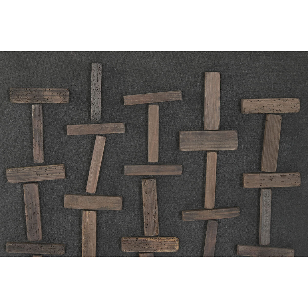 Cuadro Moderno ESPRIT 3D Madera Reciclada 122x82 cm 4