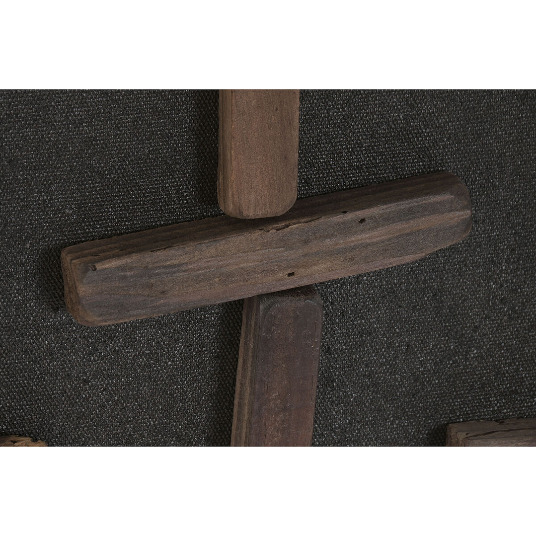 Cuadro Moderno ESPRIT 3D Madera Reciclada 122x82 cm 5