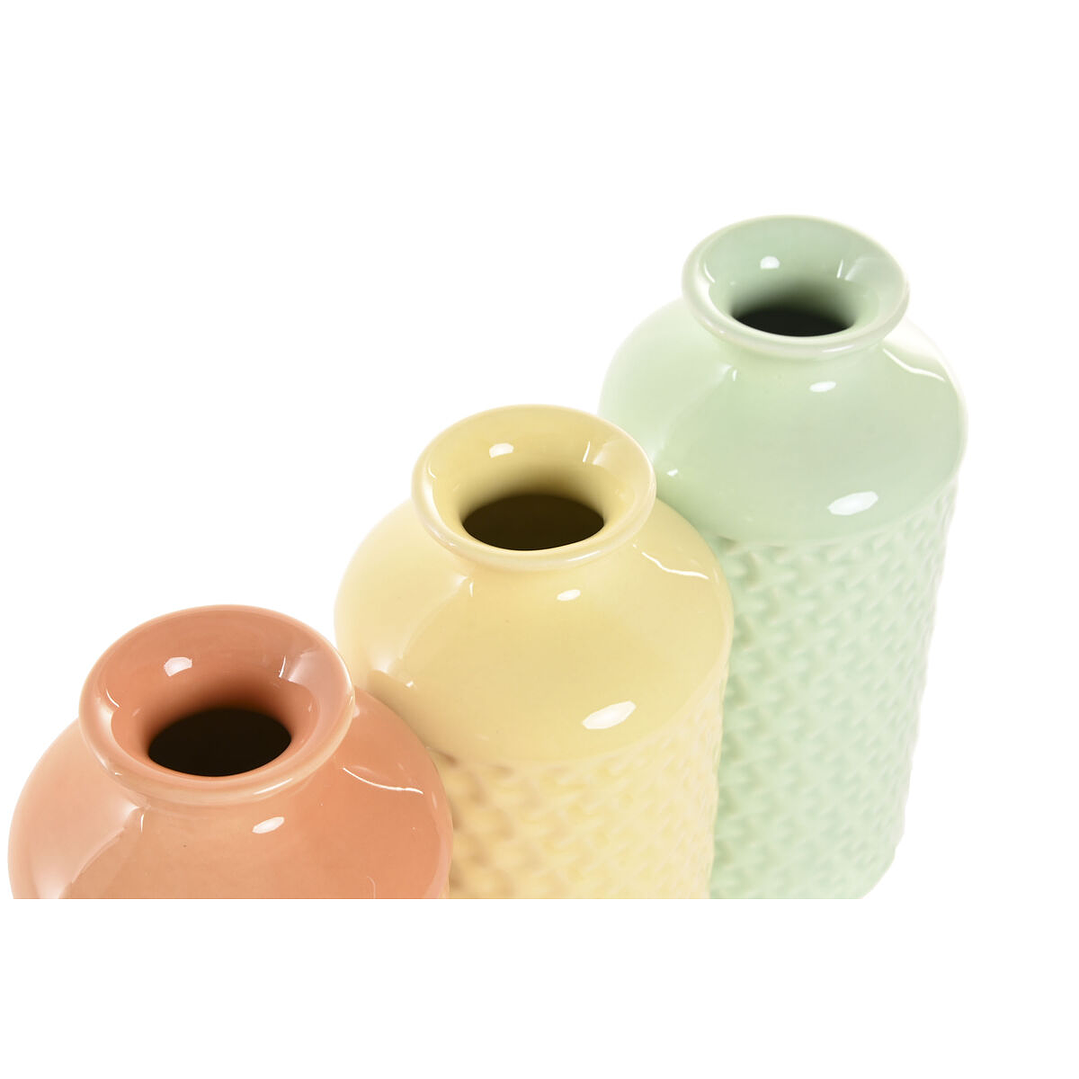 Jarrones Decorativos ESPRIT Dolomita 30 cm (3 Uds) – Estilo Natural 2