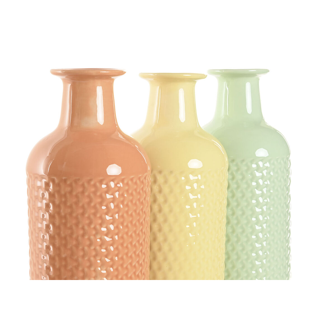 Jarrones Decorativos ESPRIT Dolomita 30 cm (3 Uds) – Estilo Natural 3