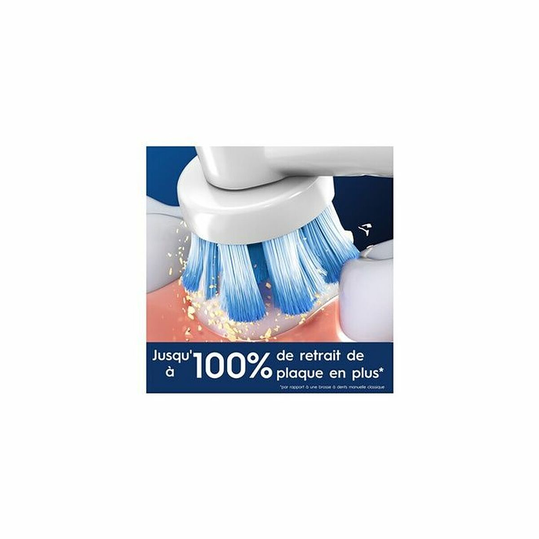 Cabezal de Recambio Oral-B Blanco Pack 8 Unidades 4