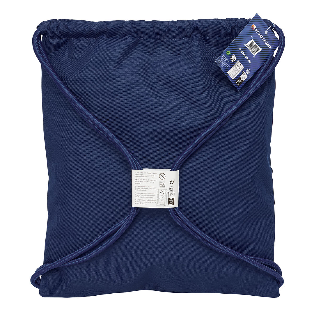 Bolsa Mochila Cuerdas F.C. Barcelona Azul Marino 35 cm 4