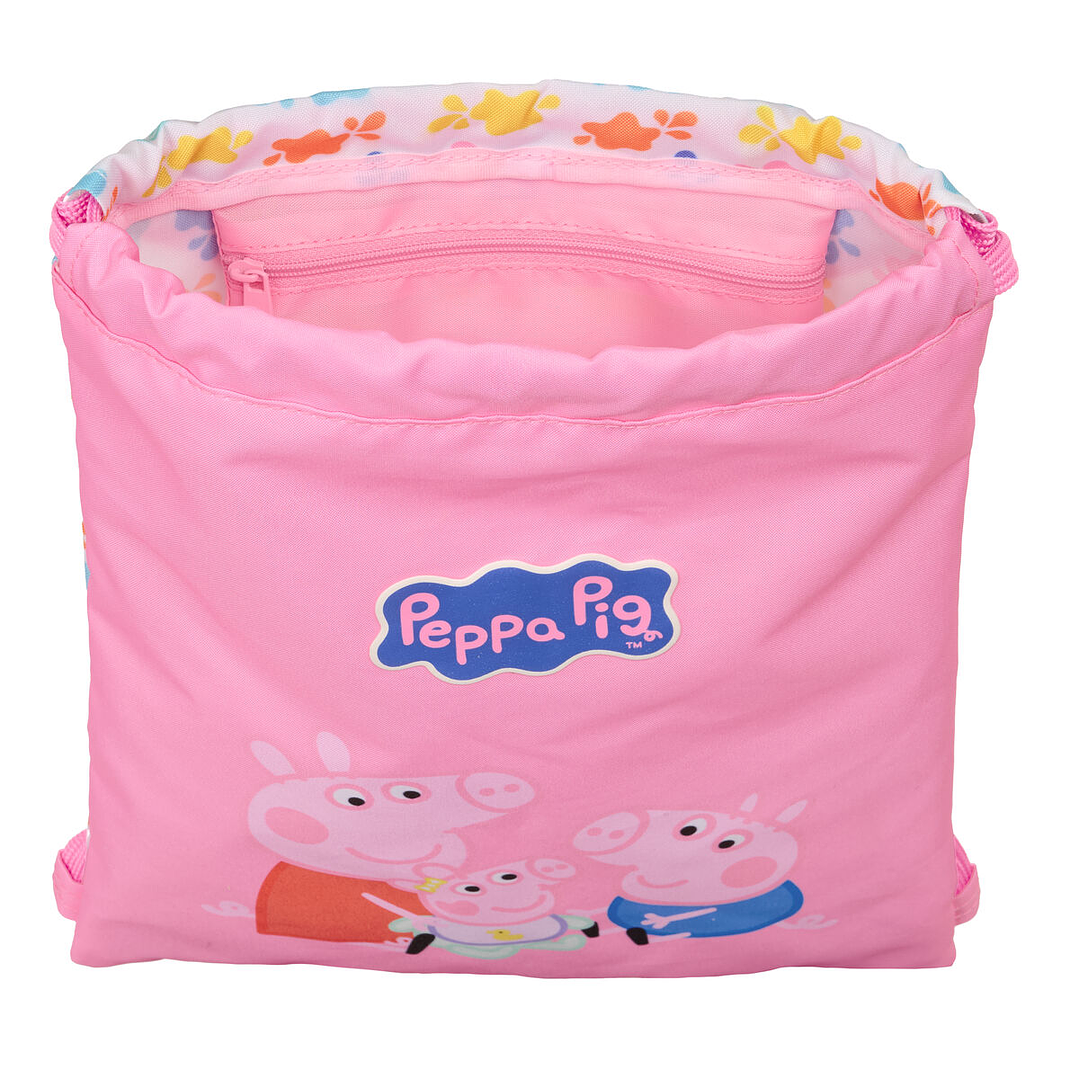 Bolsa Mochila Peppa Pig Baby Pig Multicolor 26 cm 3