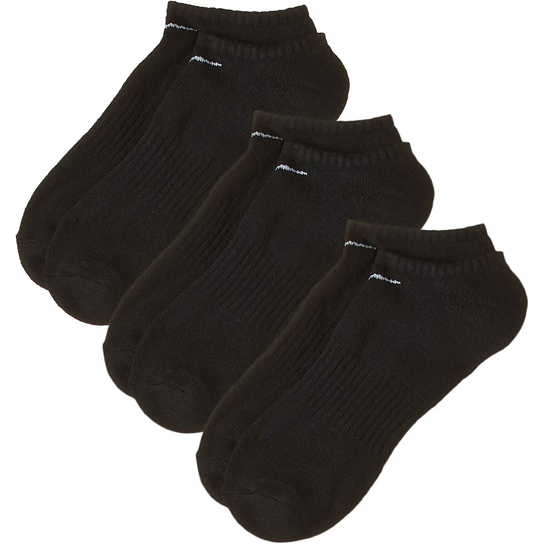 Calcetines Tobilleros Nike EVERYDAY Negro 3 Pares 1