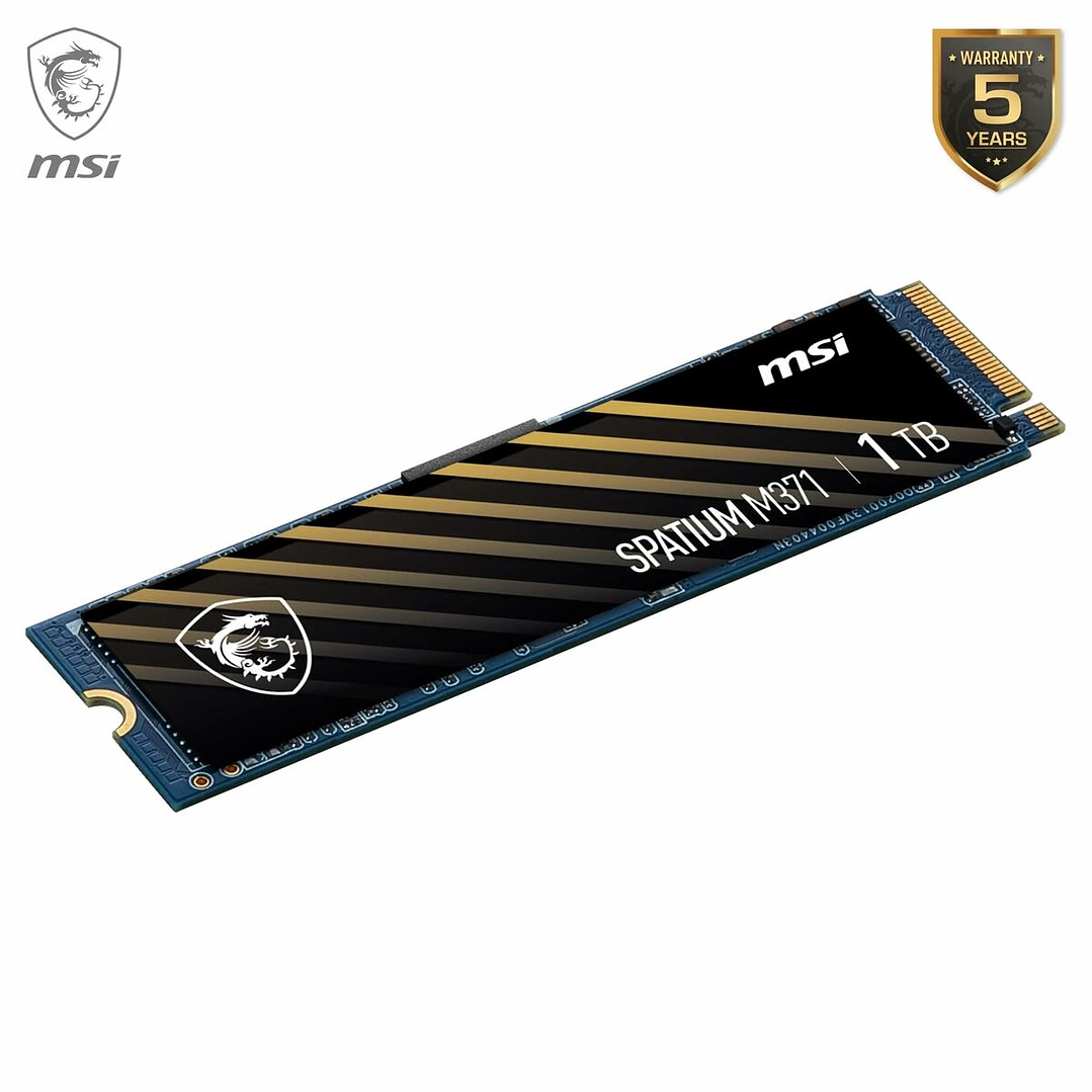 Disco Duro SSD MSI SPATIUM M371 1 TB M.2 NVMe 8