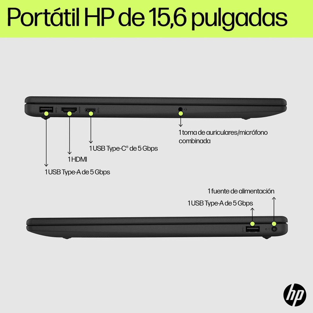Laptop HP BT7Q6EA Qwerty Español SDRAM 1