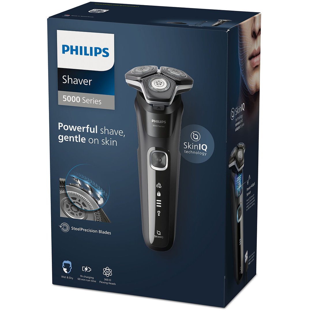 Afeitadora Philips S5898/25 SkinIQ Recargable USB 2