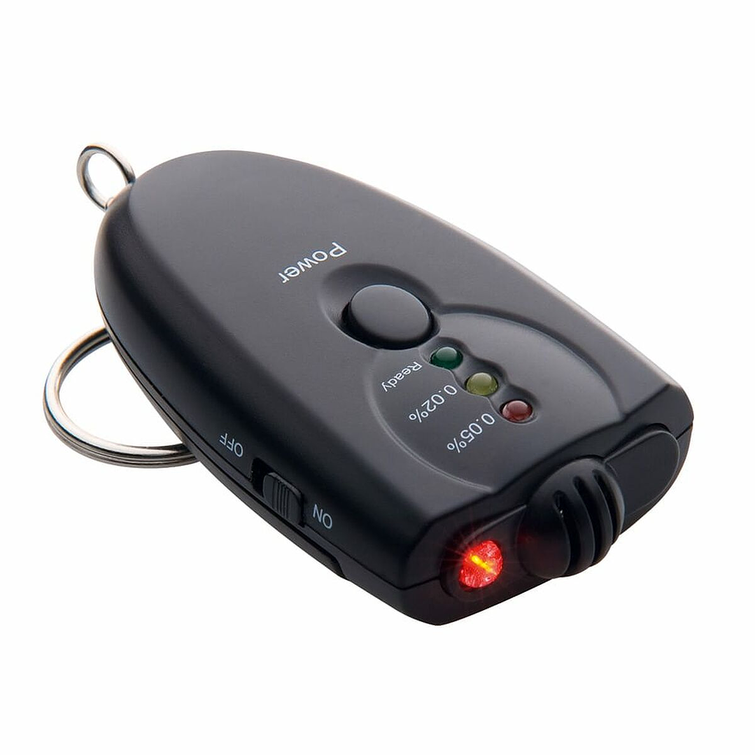 Alcoholímetro Digital Llavero con Linterna Portátil 1