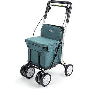 Carro de Compra Carlett Comfort Pine Verde 4 Ruedas