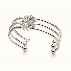 Brazalete Folli Follie 3B0F041C Plateado 17 cm