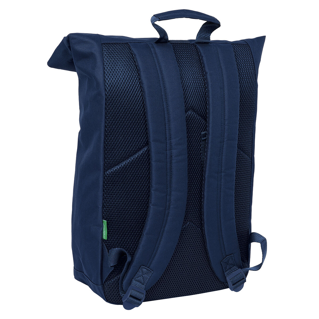 Mochila Portátil Benetton Azul Marino 15,6