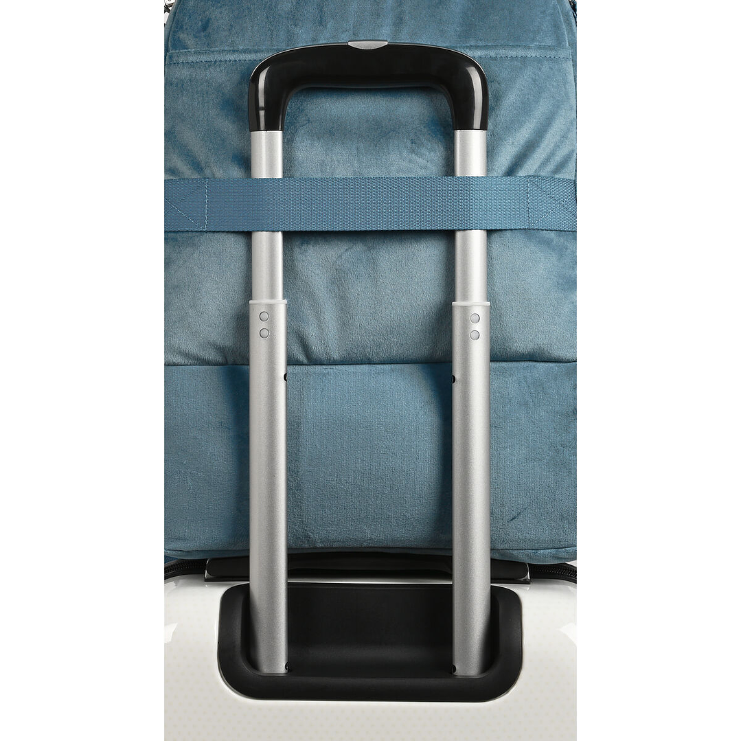 Mochila Bebé Safta Leaves Turquesa 30x43x15 cm 2