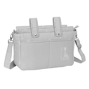 Bolsa Bebé Sophie la Girafe MUM Gris 46x26x15 cm
