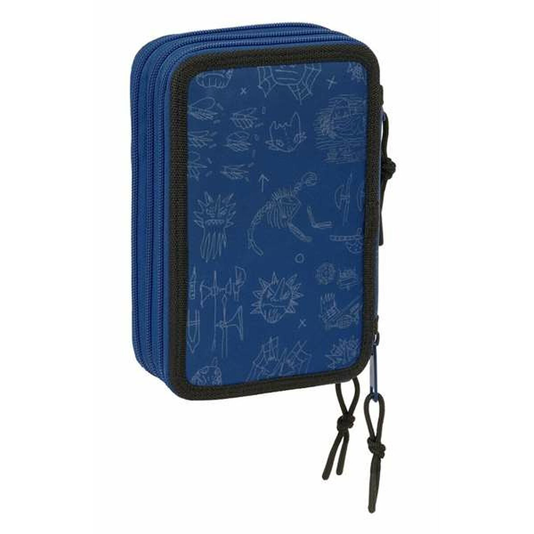 Estuche Safta Escolar Azul Oscuro 37 Piezas 2