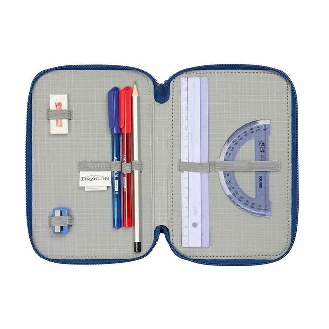 Estuche Safta Escolar Azul Oscuro 37 Piezas 3