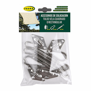 Accesorios Faura para Toldo Vela Cuadrado o Rectangular