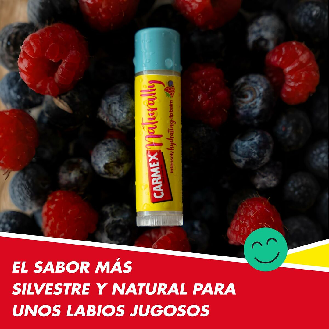 Bálsamo Carmex Hi Anti-Age Frutos Rojos Stick Labial 3