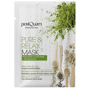 Mascarilla Facial Postquam Pure & Relax 10 ml Hidratante Mujer