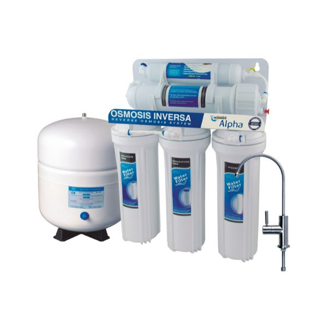 Ósmosis Inversa SEIWATER ALPHA OI-01 5 Etapas 110L/día 1
