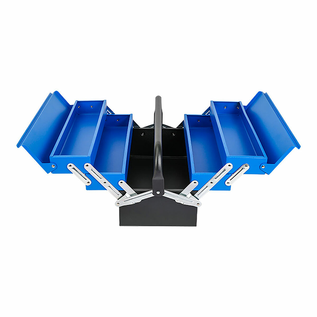 Caja de Herramientas Workpro Metal Azul y Negro con 3 Bandejas 2