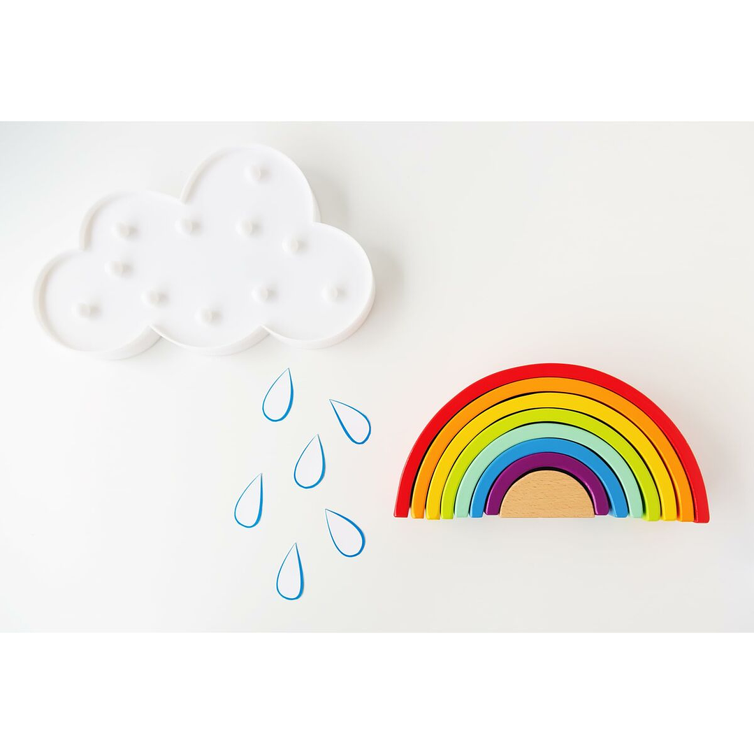 Bloques Apilables de Madera 8 Piezas para Bebés +18 Meses 6