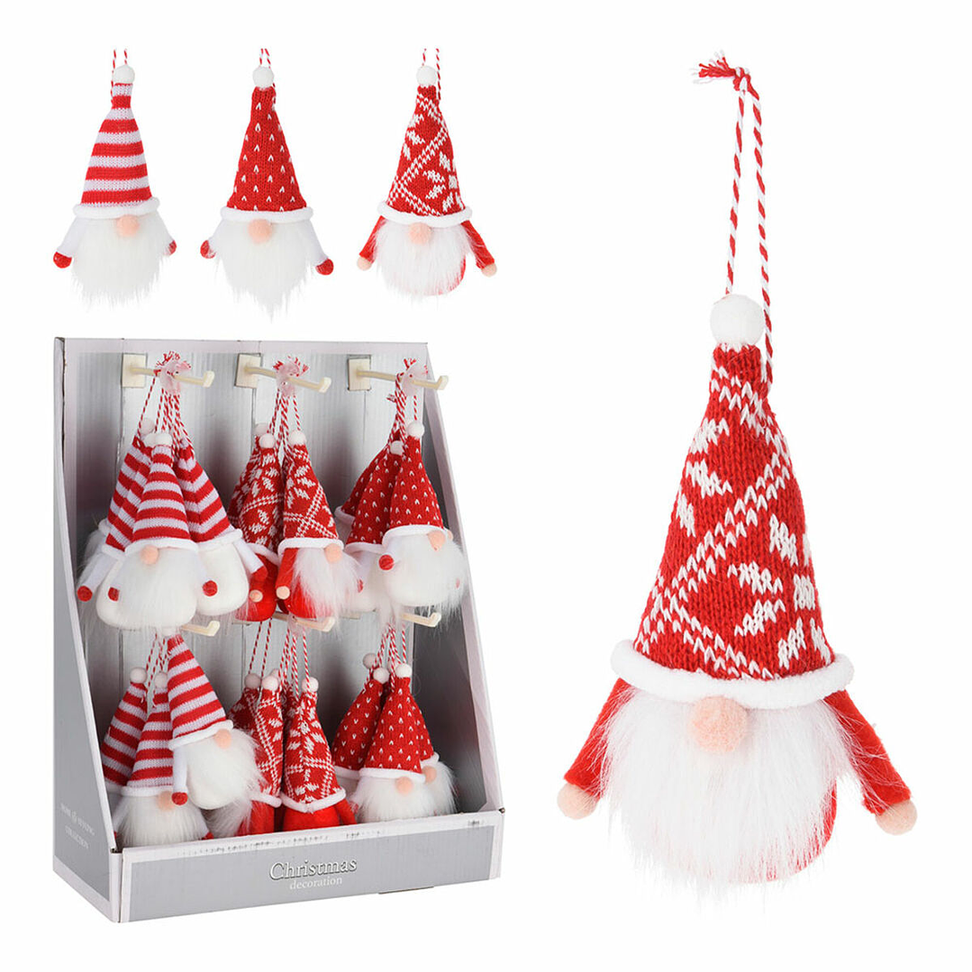 Adorno Navideño Gnomo Rojo BASIC & CO 13,6 cm Poliéster 1