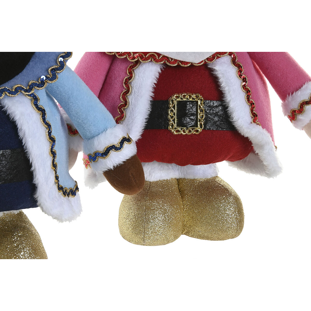Adorno Navideño Reyes Magos Home ESPRIT 66 cm Multicolor (3 Unidades) 5