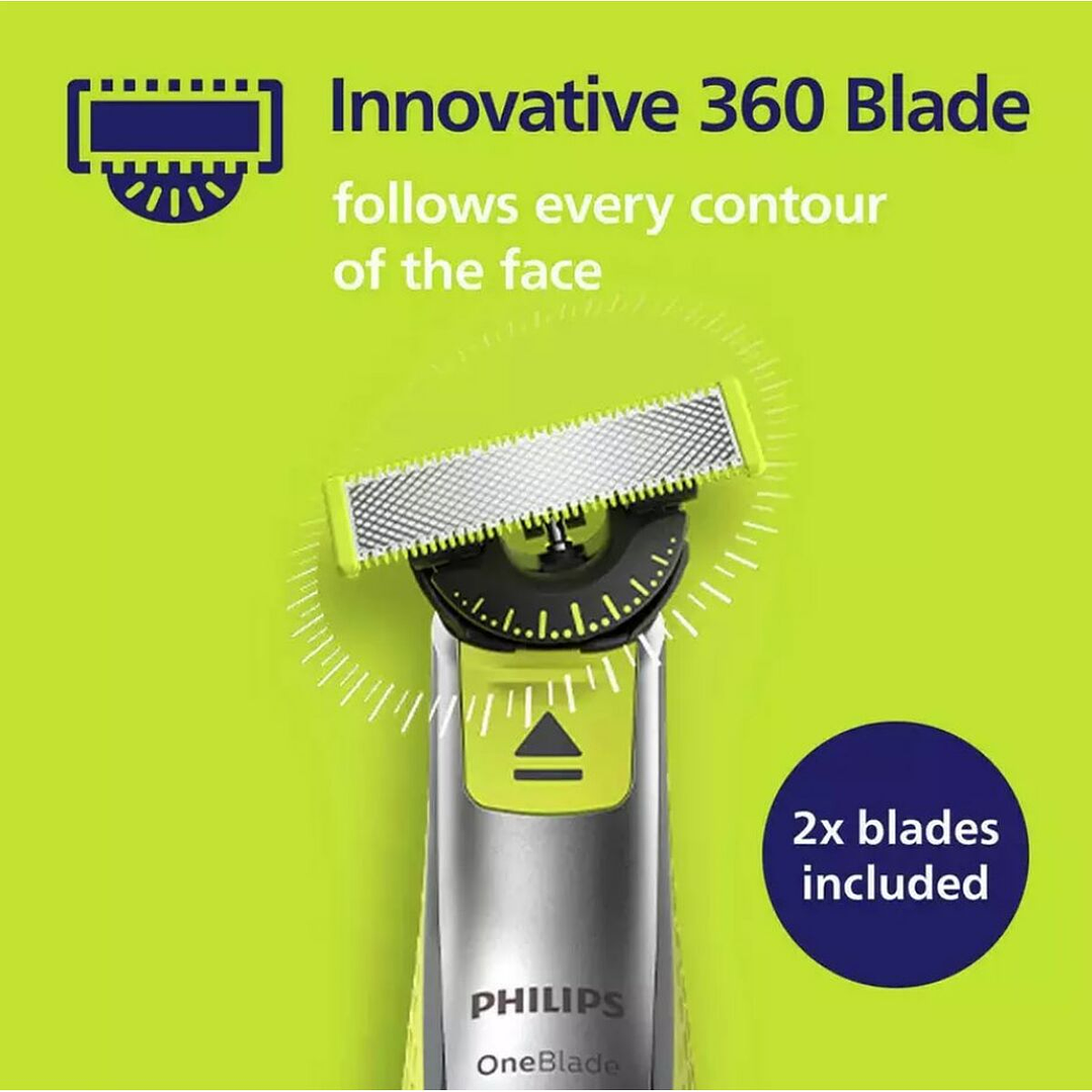 Philips OneBlade 360 QP2734/30 – Recortadora, Perfiladora y Afeitadora Facial Wet & Dry 14