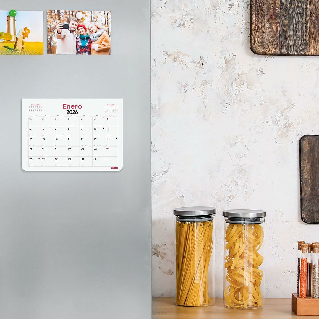 Calendario de Pared Finocam A5 Multicolor 2026 1