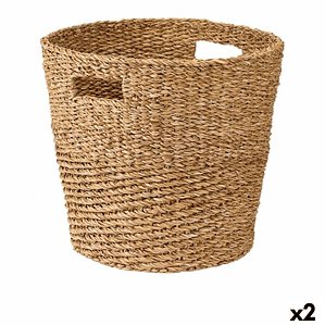 Cesto Decorativo Marrón Gift Decor Algas Marinas (2 uds)