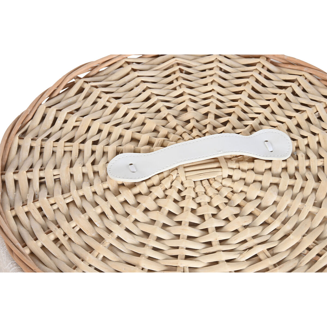 Cesto Ropa Sucia Home ESPRIT Mimbre Boho (3 uds) 4