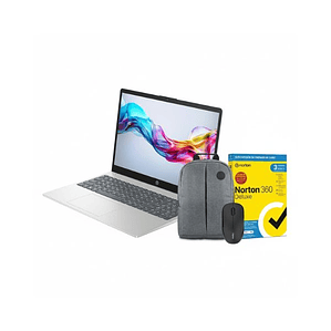 Portátil HP 15-FD0174NS Celeron 256GB SSD + Mochila y Antivirus