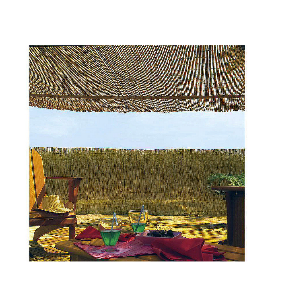 Valla de Jardín EDM 75816 Bambú Marrón 1x5 m 4