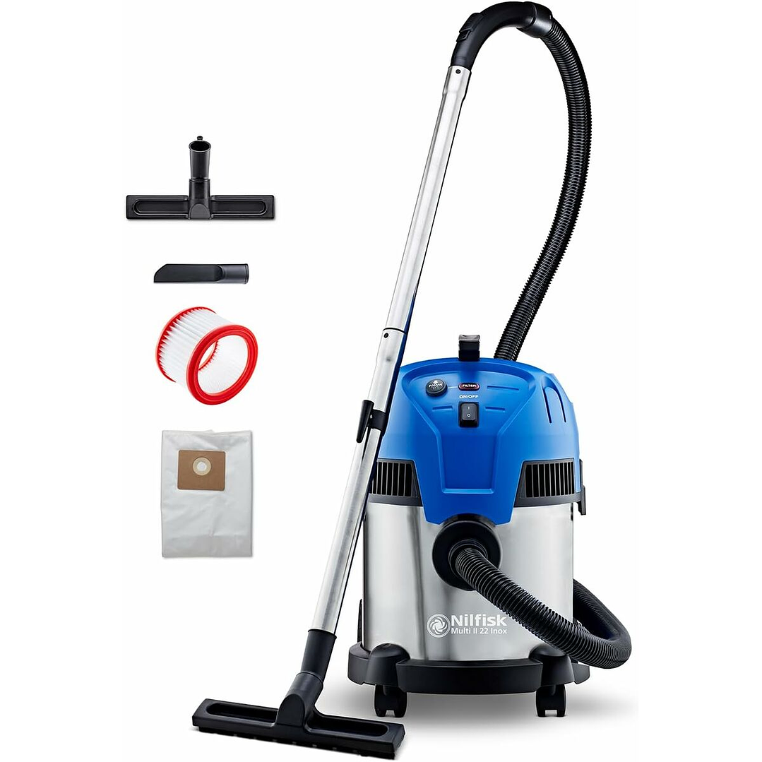 Aspirador Nilfisk MULTI II 22 Azul 1200W con Bolsa 3