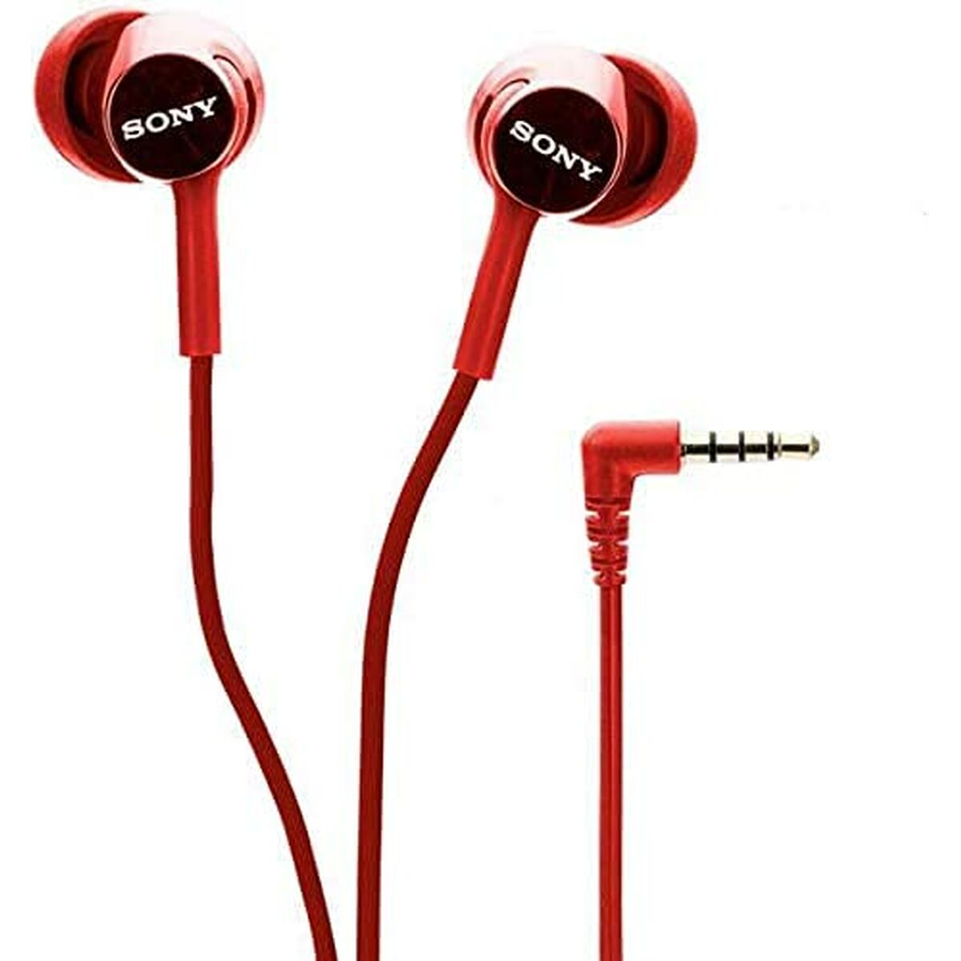 Auriculares Sony MDR-EX155AP Rojo In Ear con Micrófono 2