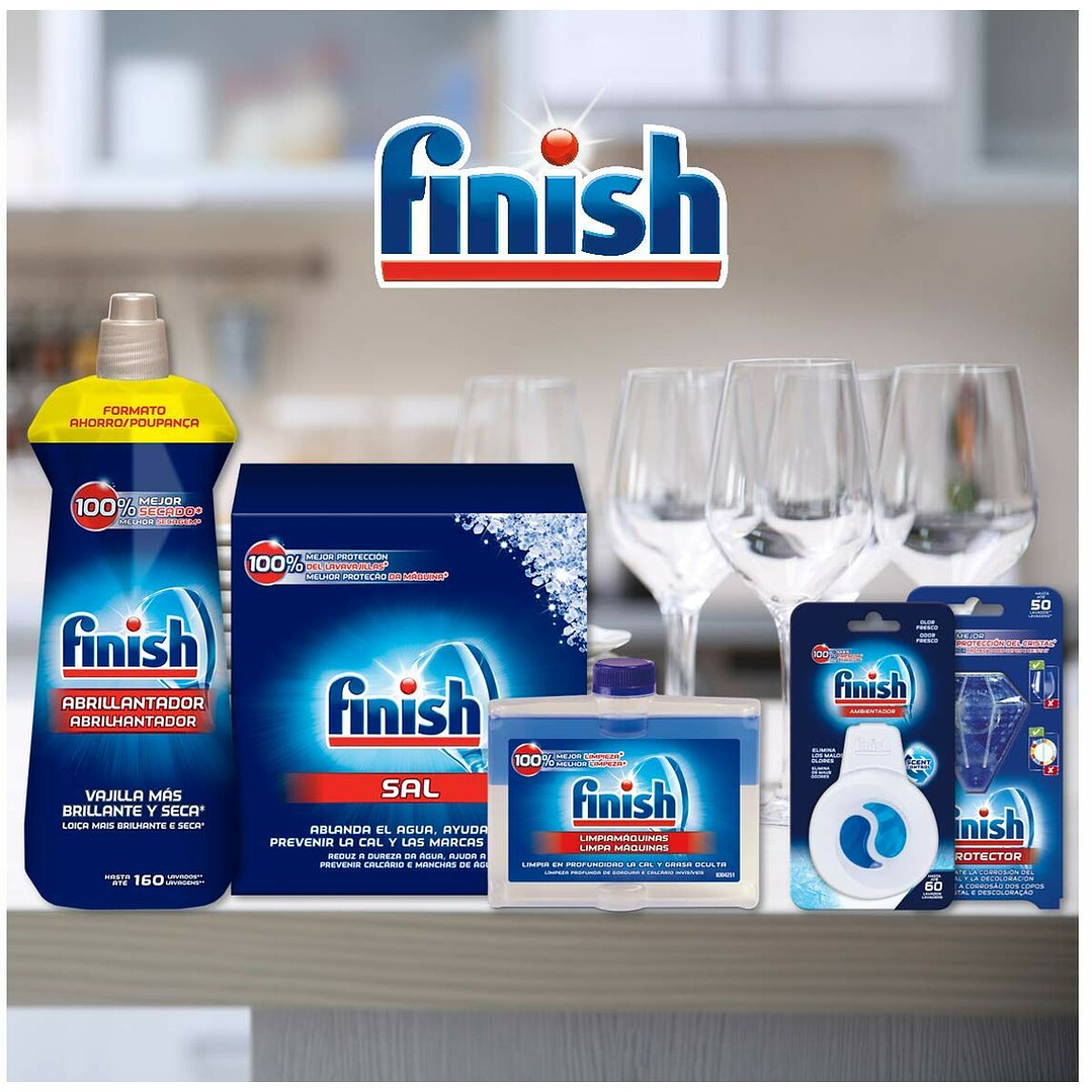Abrillantador Finish Lavavajillas 500 ml Brillo Intenso 2