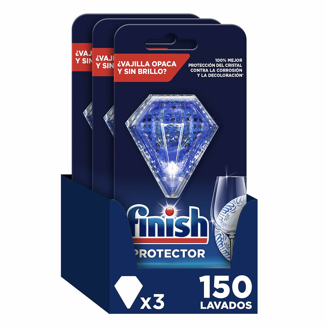 Protector de Brillo Finish Vajillas 30 g Lavavajillas Vidrio 1