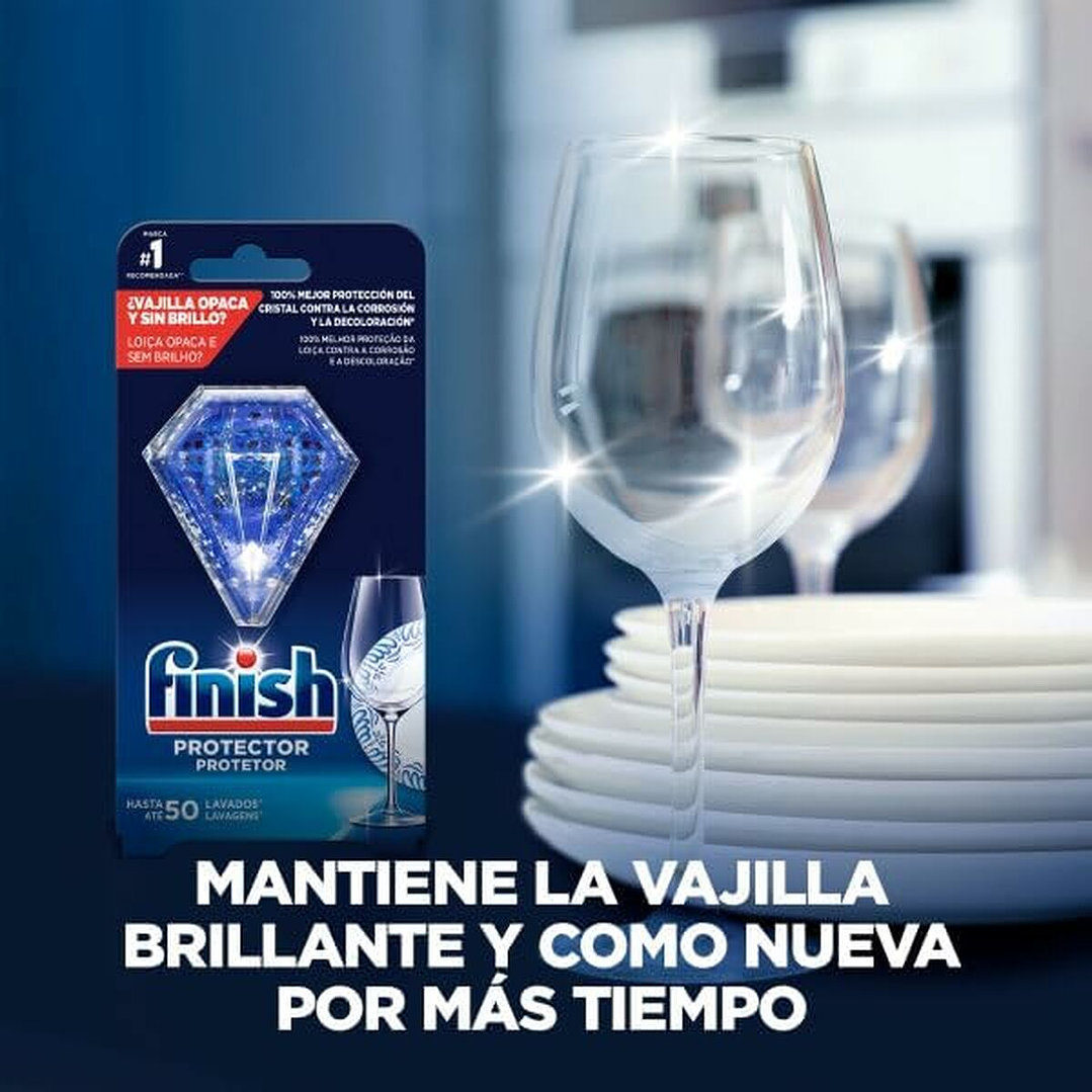 Protector de Brillo Finish Vajillas 30 g Lavavajillas Vidrio 5