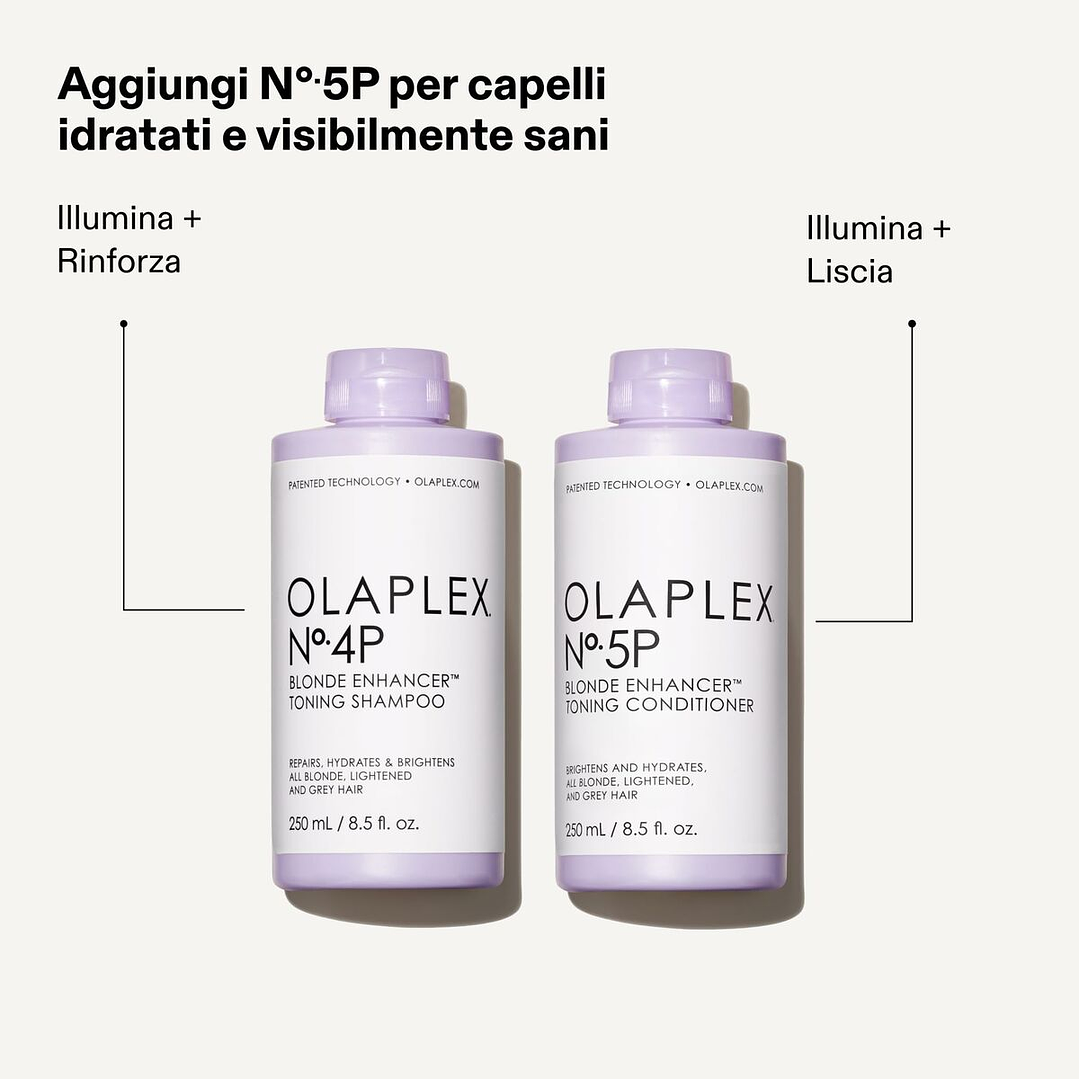 Champú Olaplex Nº4P Blonde Enhancer 250 ml Cabello Rubio 5