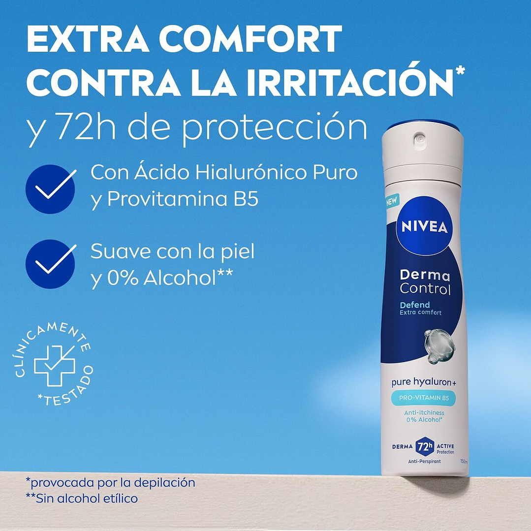 Desodorante en Spray NIVEA MEN 48h Protección Frescura 3