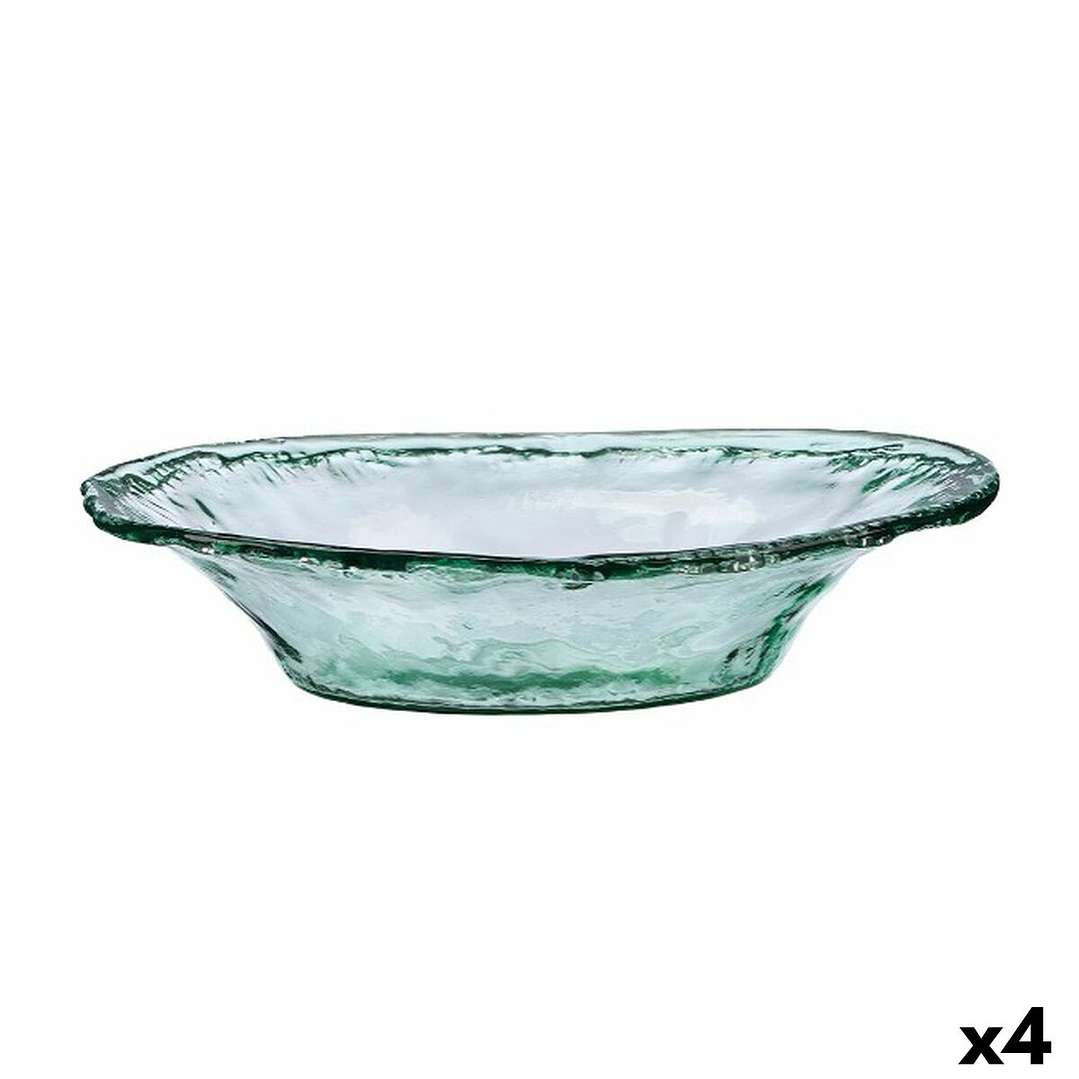 Centro de Mesa Gift Decor Vidrio Transparente 42x29 cm (Pack 4) 1