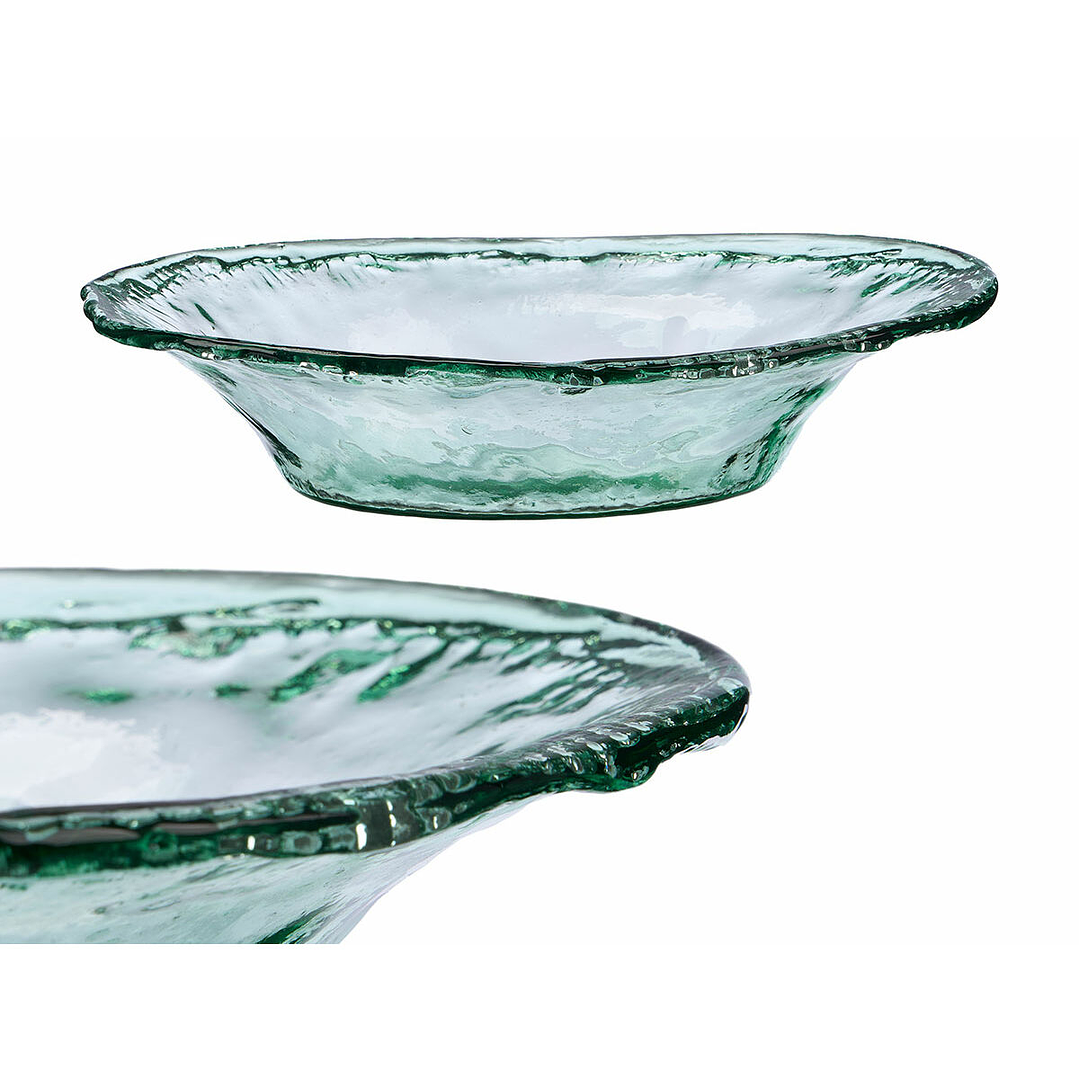 Centro de Mesa Gift Decor Vidrio Transparente 42x29 cm (Pack 4) 3