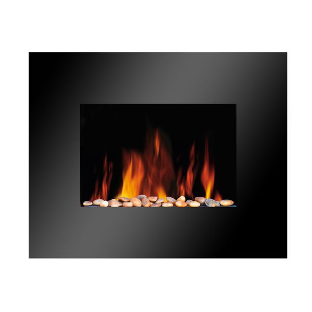 Chimenea Eléctrica MERCALOR 1800W Encastrable Pared 1