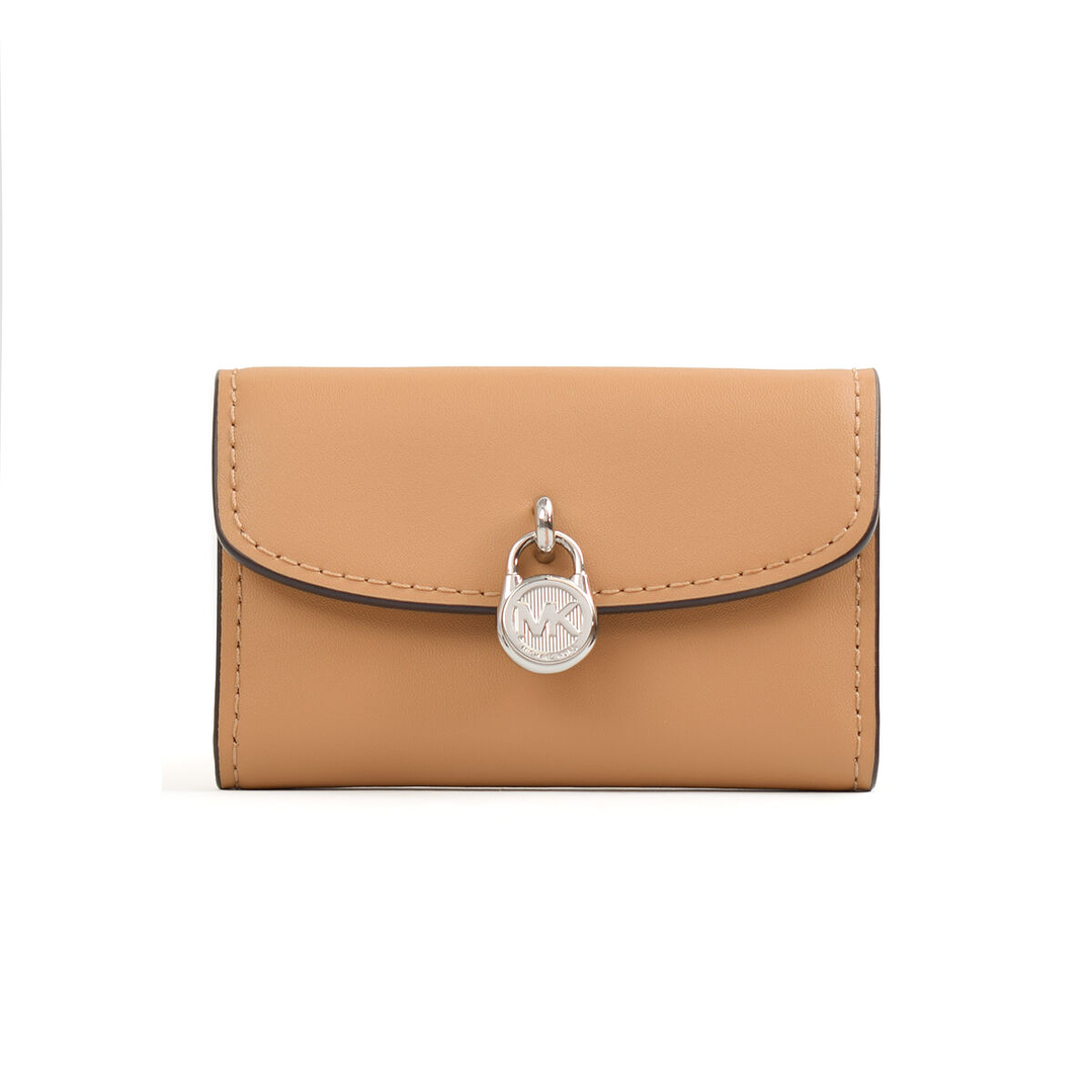 Cartera Mujer Michael Kors Lyra Marrón Piel 11x7x3 cm 1