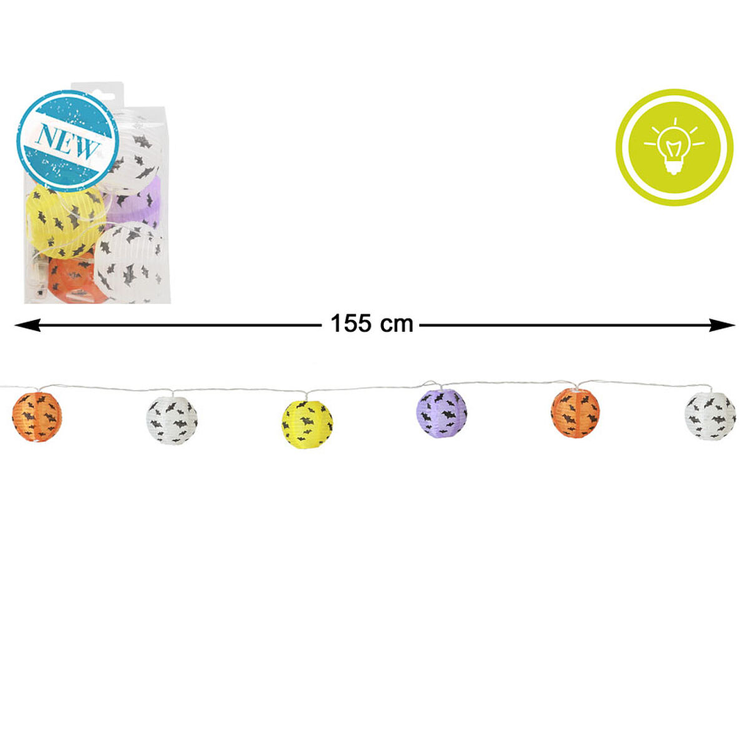 Guirnalda Halloween 6 Piezas Multicolor Decorativa 1